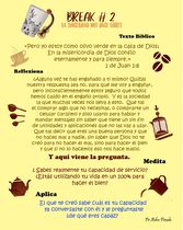 Tu Break Espiritual Infografía 2 