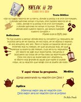 Tu Break Espiritual Infografía 20 