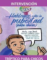 (Tríptico) Hablemos sobre la pubertad para Chicos