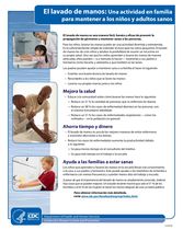 Lavarse las manos una actividad familiar