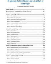 Kit de herramientas del Parlamento Juvenil: Resumen Manual Habilidades para la vida / Guía para el tutor