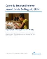 Paquete Monitoreo y Evaluación M&E ISUN
